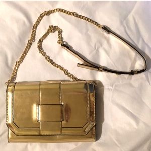 INC Gold Crossbody Purse